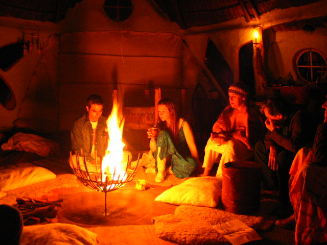 Ceremony in session