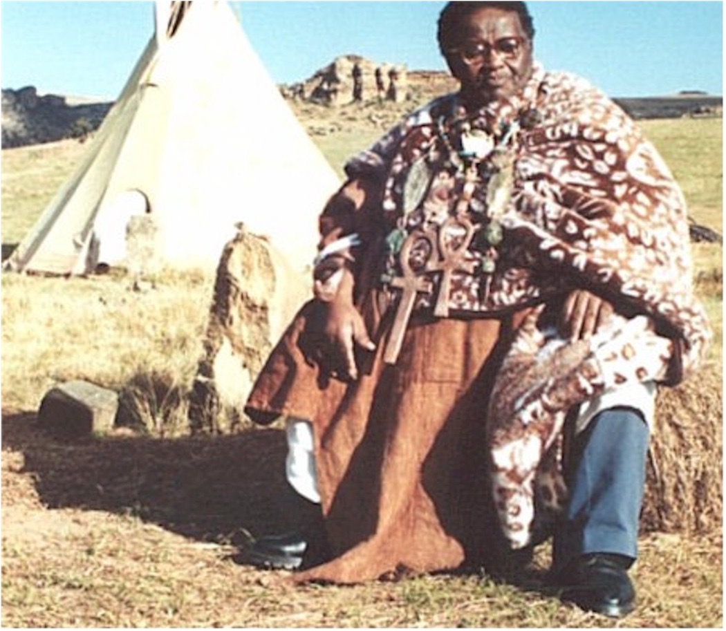 Baba Credo at the tipi