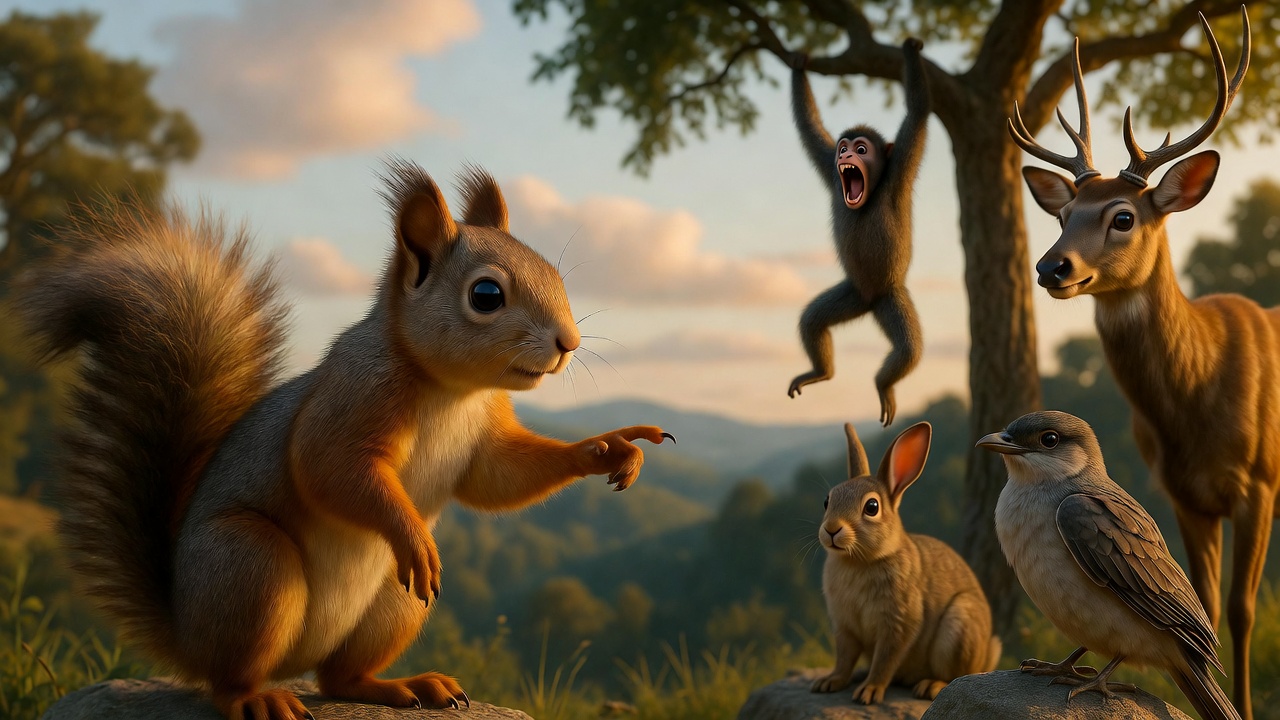 The valley and the animals