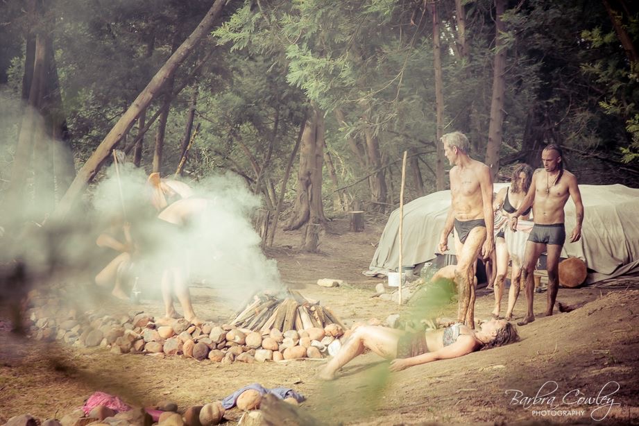 The Sweat Lodge at dusk