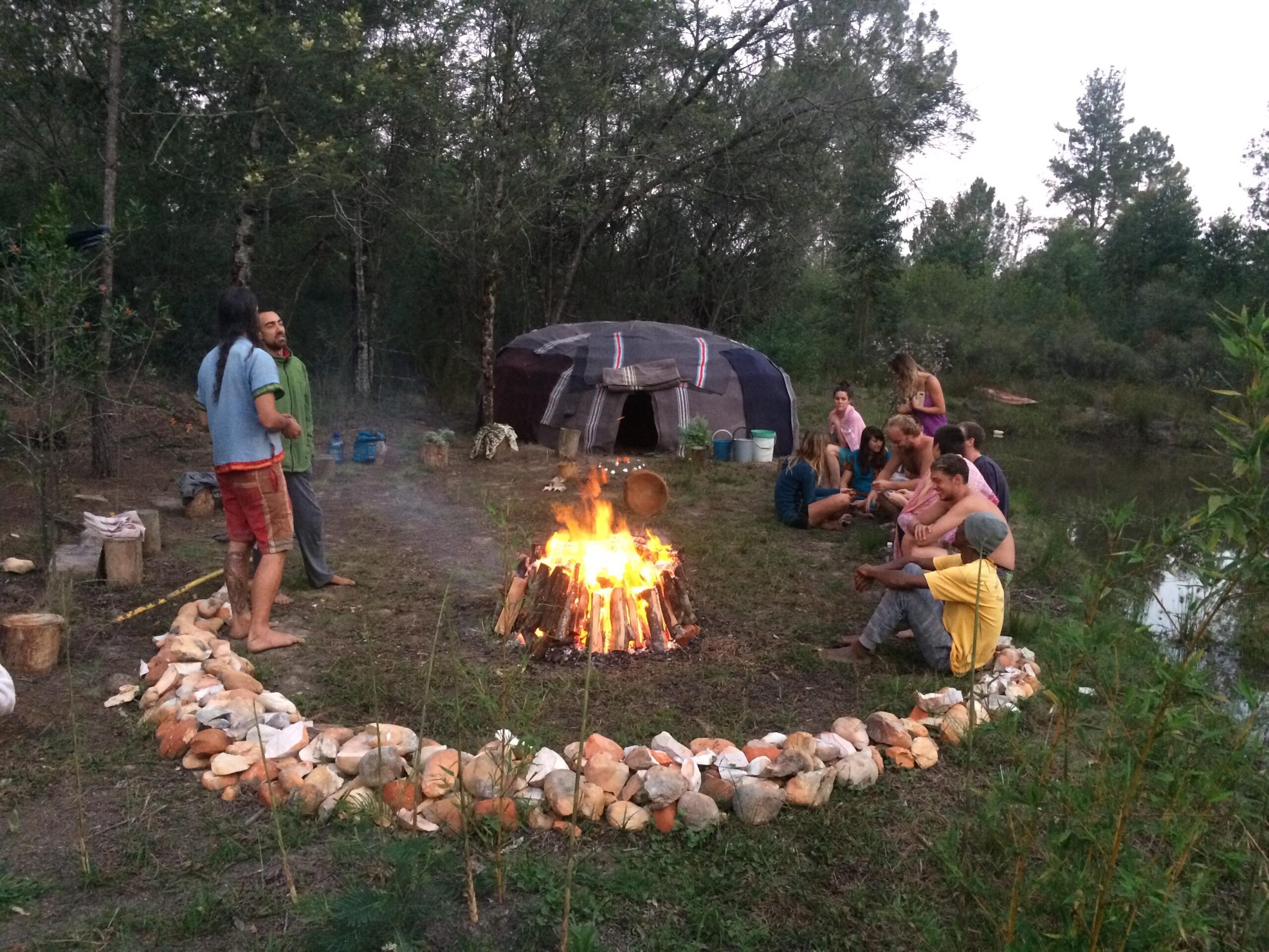 Community around the fire