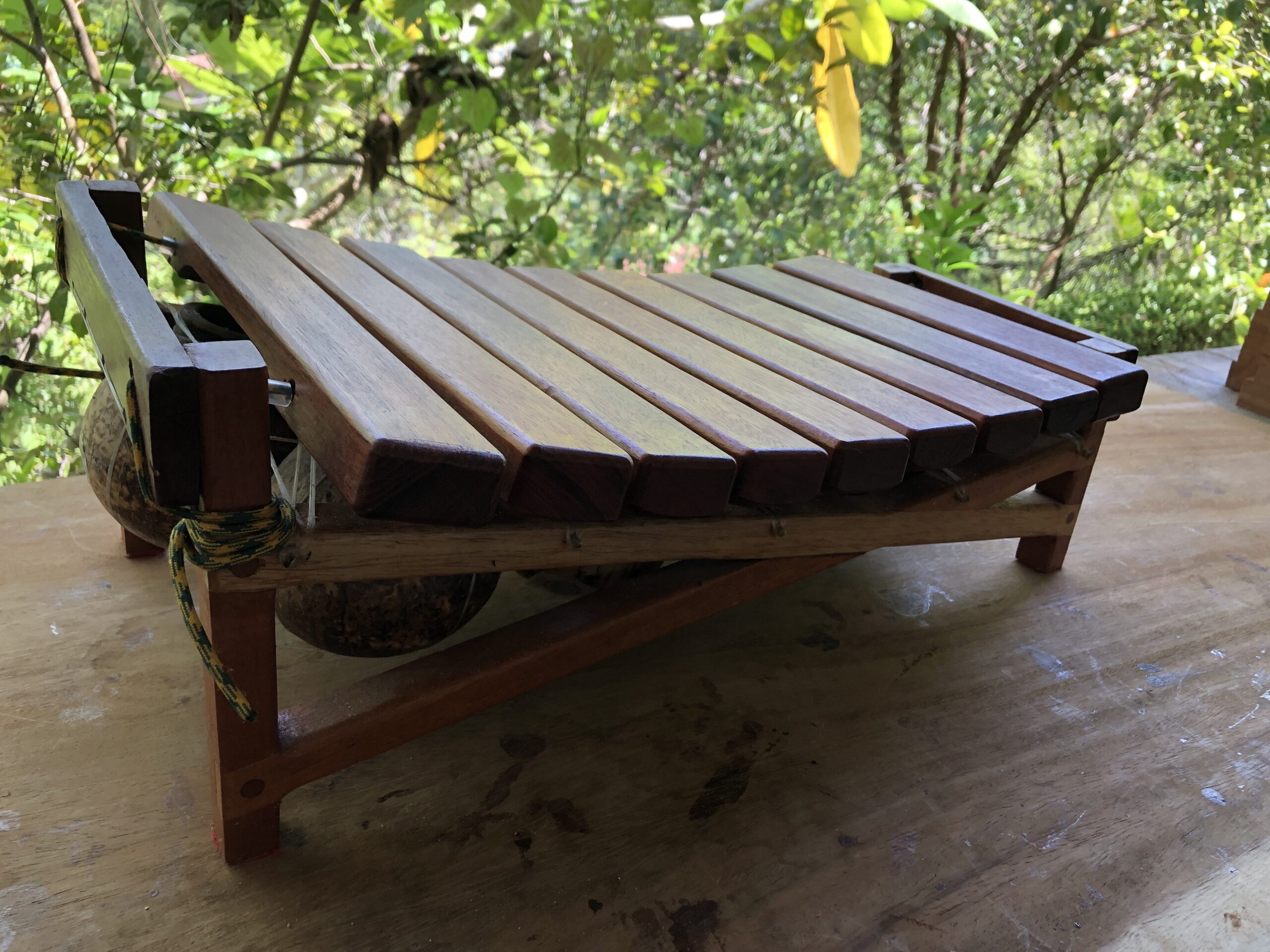 Handcrafted marimba