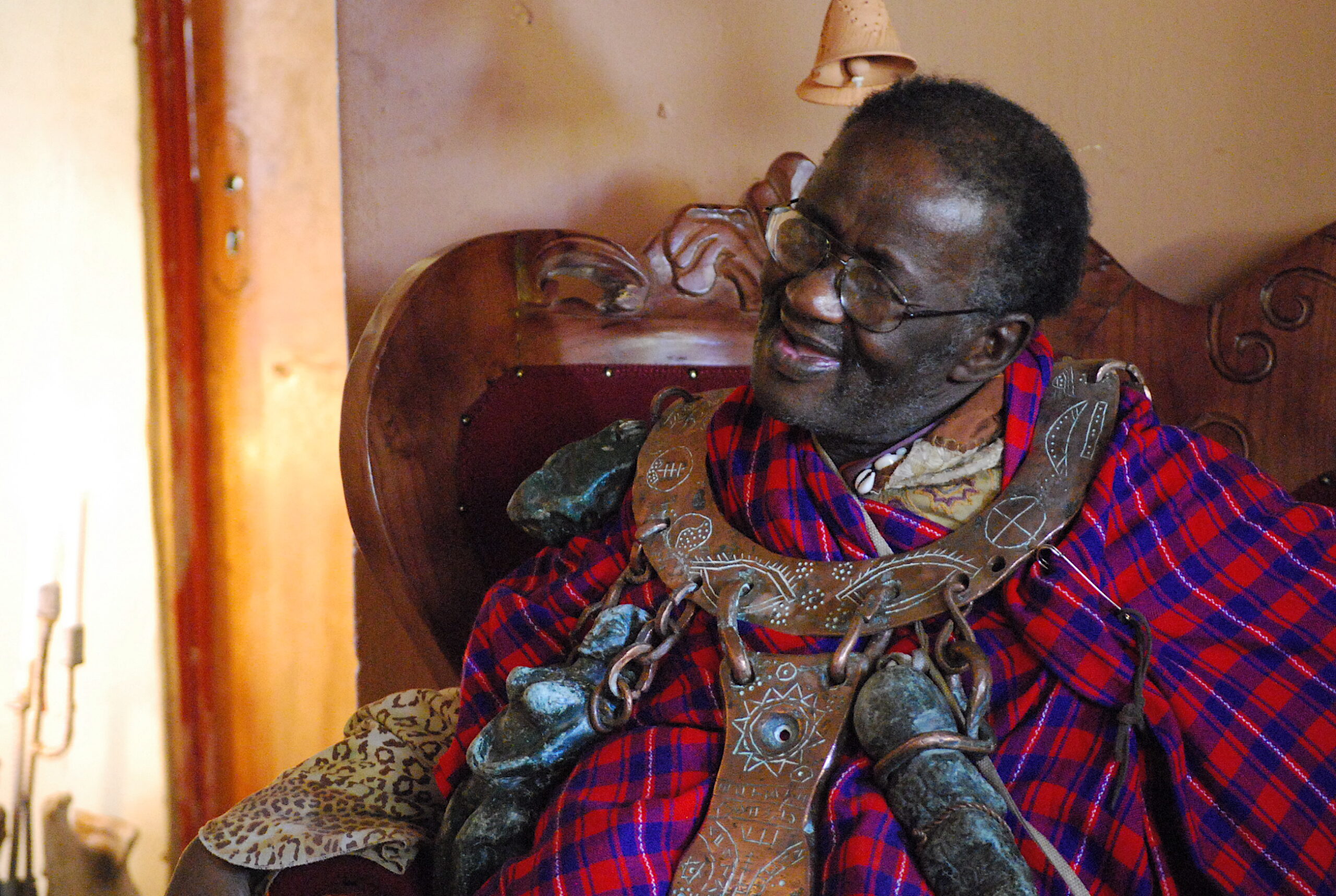 Sacred stone and offerings
