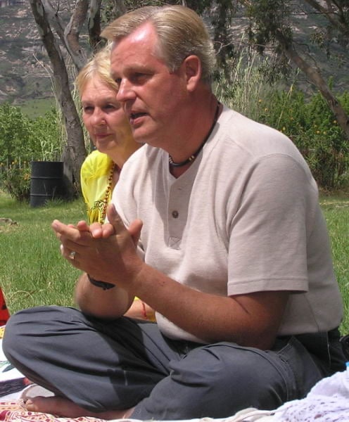 Jean White Eagle and John Pearson
