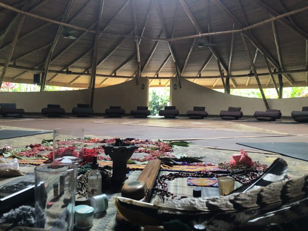 A maloka prepared for ceremony